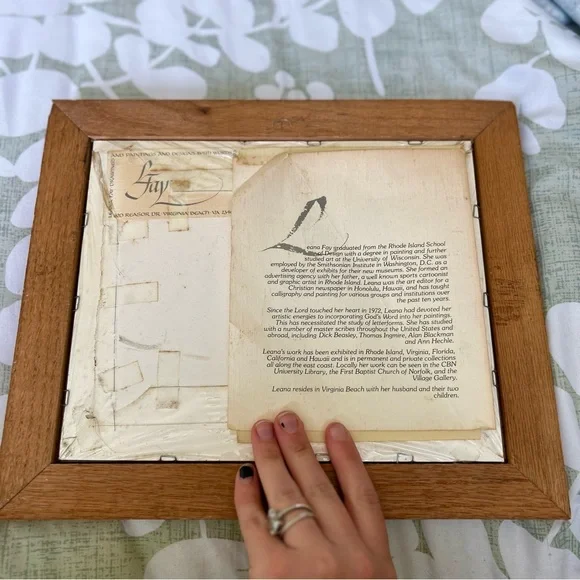 Faith Based Owl & Eagles Wood Framed Wall Hanging Home Decor Accent Art - Picture 3 of 5